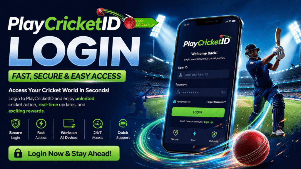 PlayCricketID Login