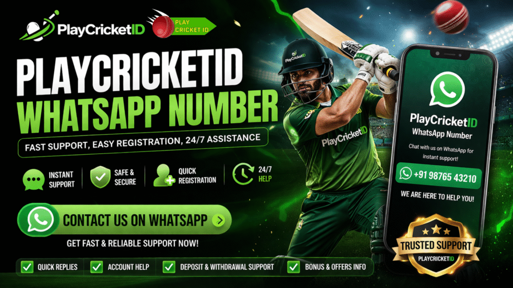 PlayCricketID WhatsApp Number