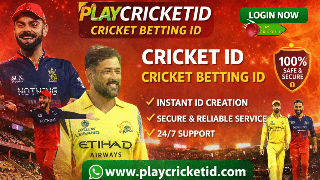 playcricketid cricket betting id