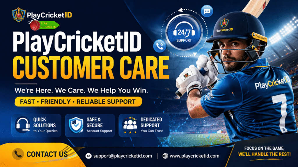 PlayCricketID customer care