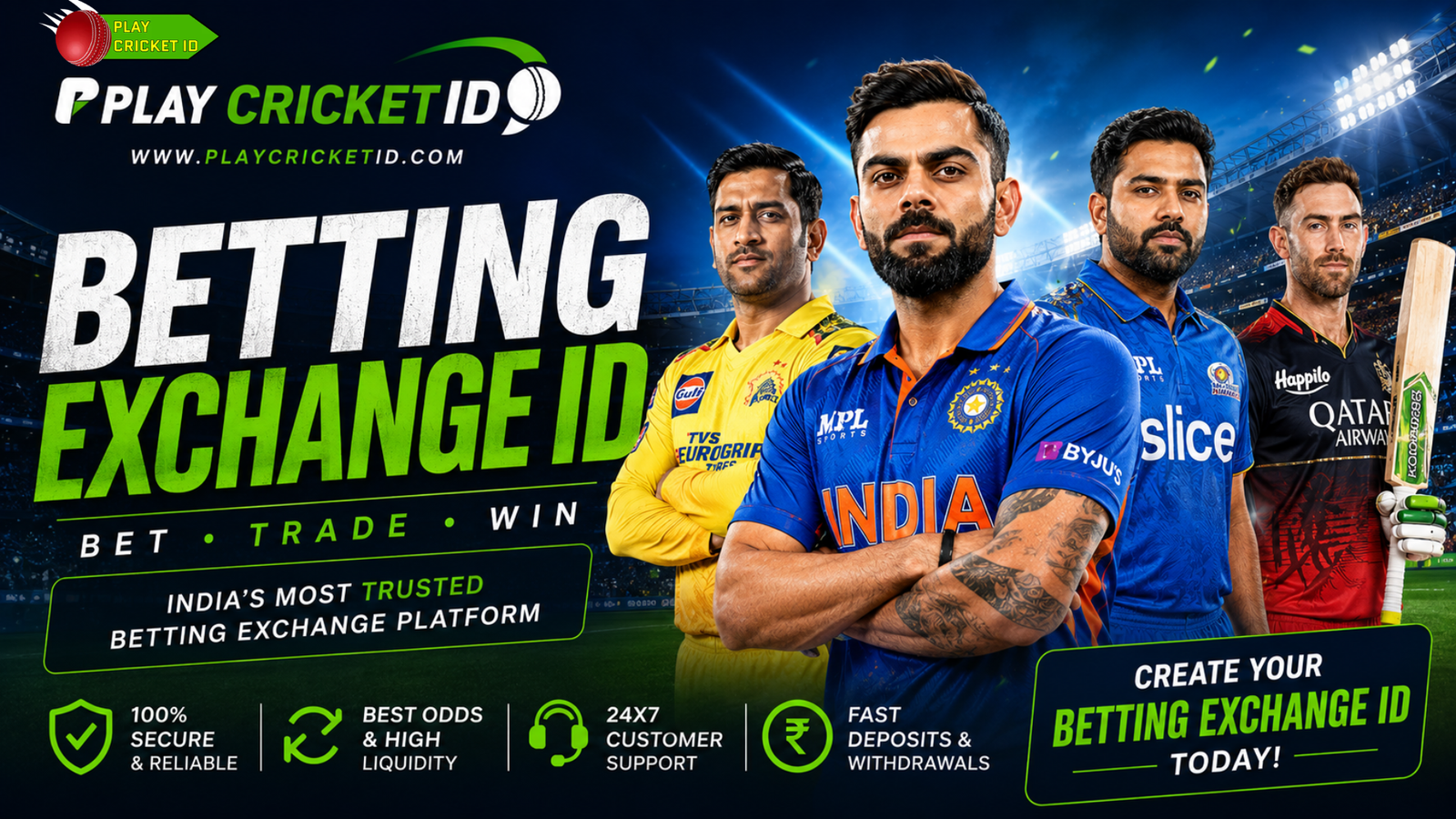 Betting Exchange ID | Trusted Cricket Exchange Platform