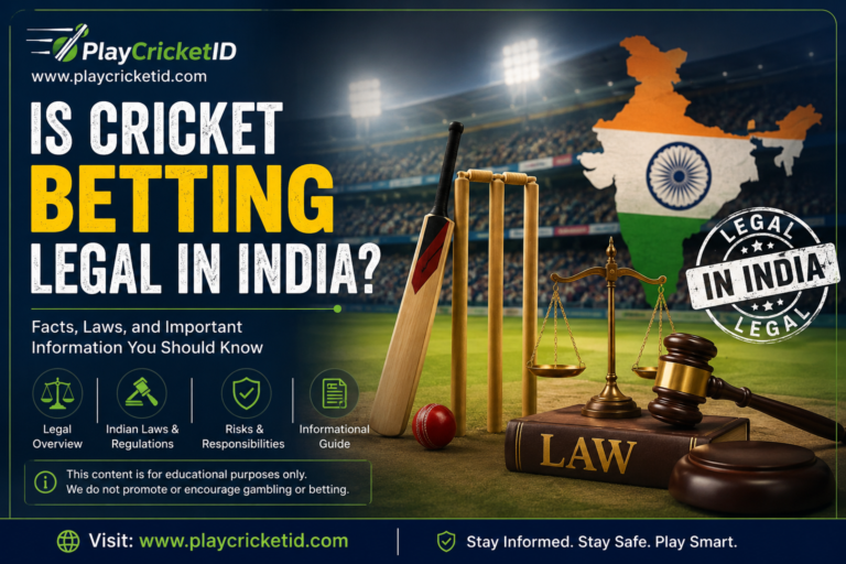 is cricket betting legal in india