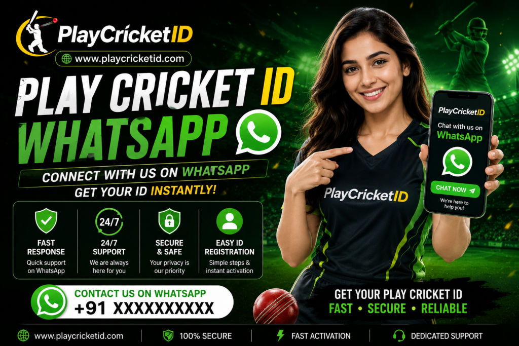 Play cricket id WhatsApp